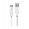 eSTUFF ES605170-BULK USB-kaapeli USB 2.0 1 m USB-C USB-A valkoinen