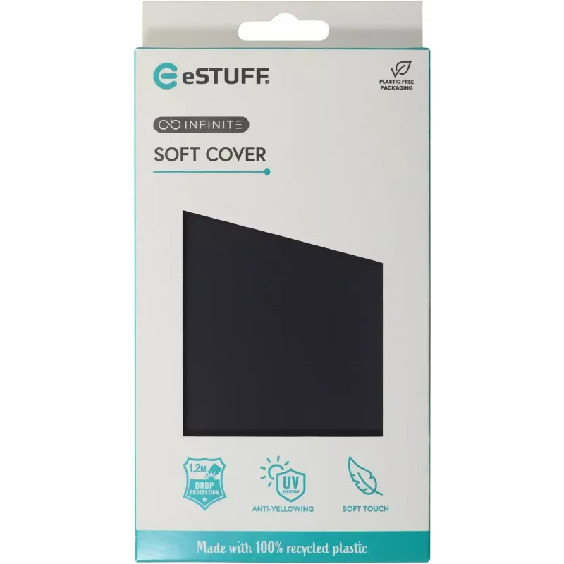 eSTUFF INFINITE GRS VIENNA iPhone 16e musta kotelo. Materiaali (ES67101054-BULK)