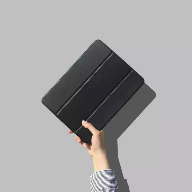 eSTUFF SEATTLE kynäkotelo iPad 9.7 2018/2017 – harmaa PU-nahka
