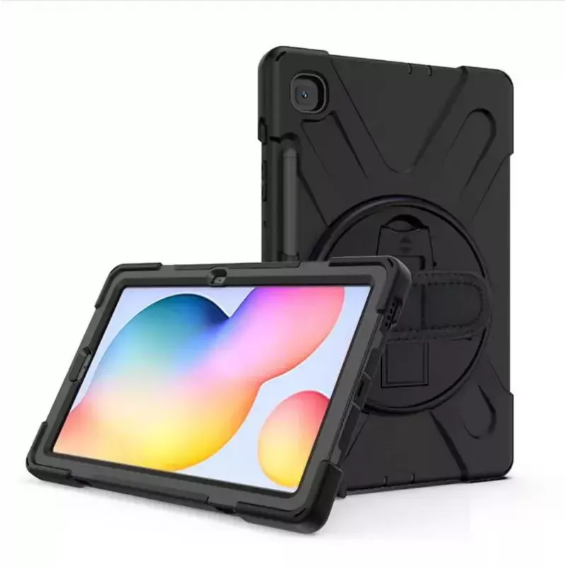eSTUFF AUSTIN Defender suojakotelo Samsung Galaxy Tab S6 Lite 2022/2020 musta