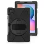 eSTUFF AUSTIN Defender suojakotelo Samsung Galaxy Tab S6 Lite 2022/2020 musta