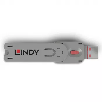 Porttitulpan avain Lindy USB Type-A porttitulpan avain pinkki