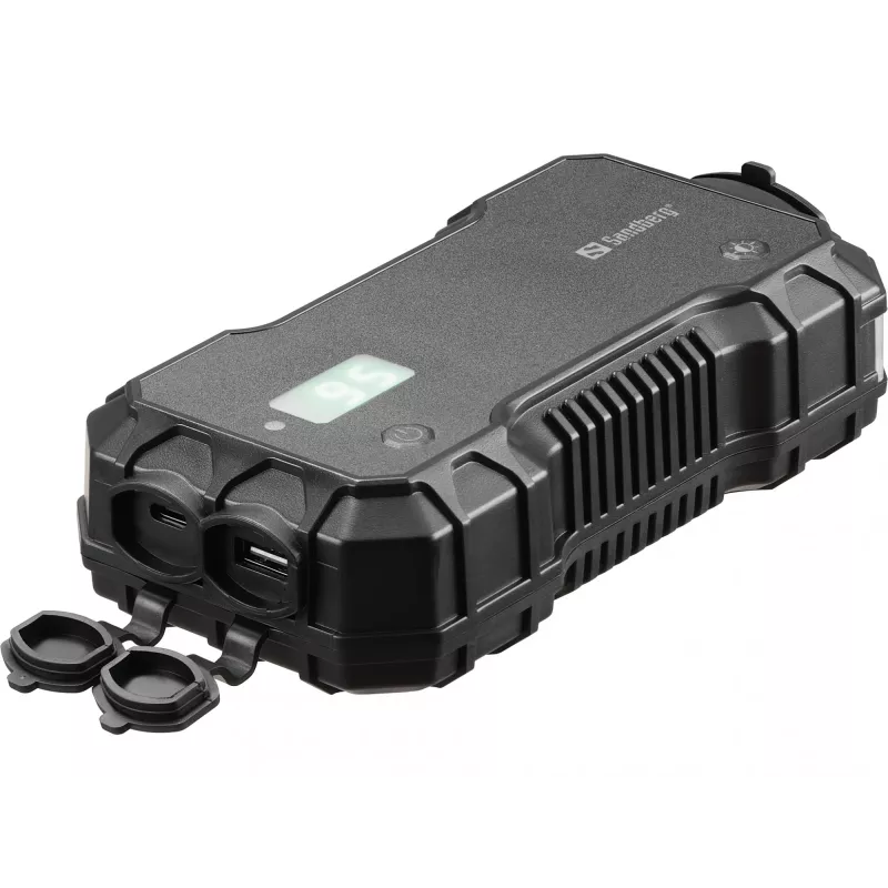 Auton käynnistysapu varavirtalähde Sandberg 10 000 mAh USB Type-A Type-C musta