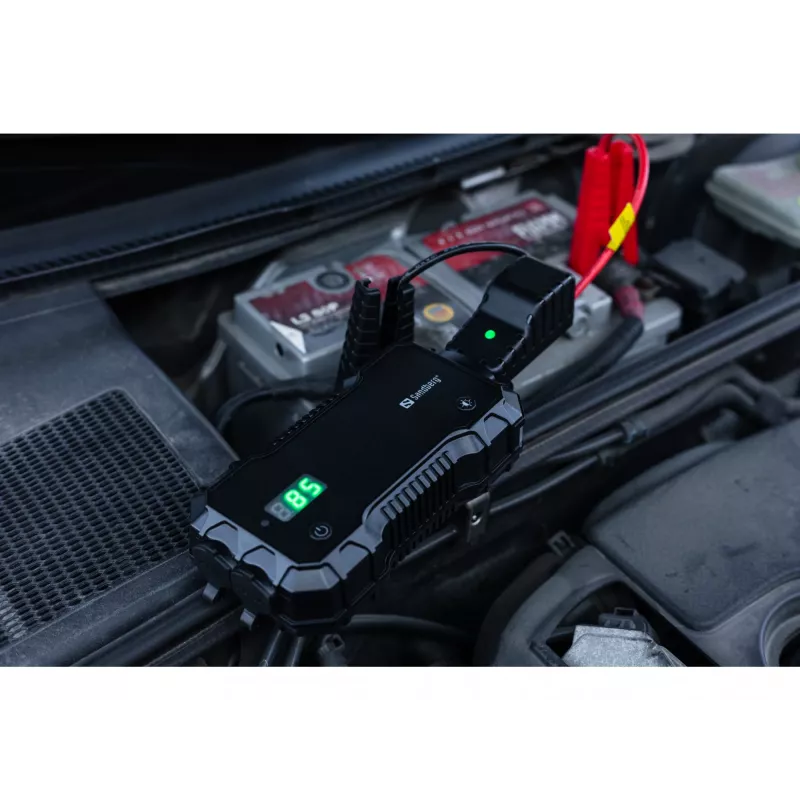 Auton käynnistysapu varavirtalähde Sandberg 10 000 mAh USB Type-A Type-C musta