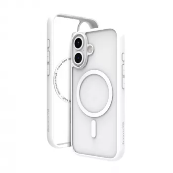Suojakotelo dbramante1928 Grenen MagSafe iPhone 16 Plus valkoinen