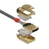 Lindy 0,5 m DisplayPort 1.4 -kaapeli, Gold Line