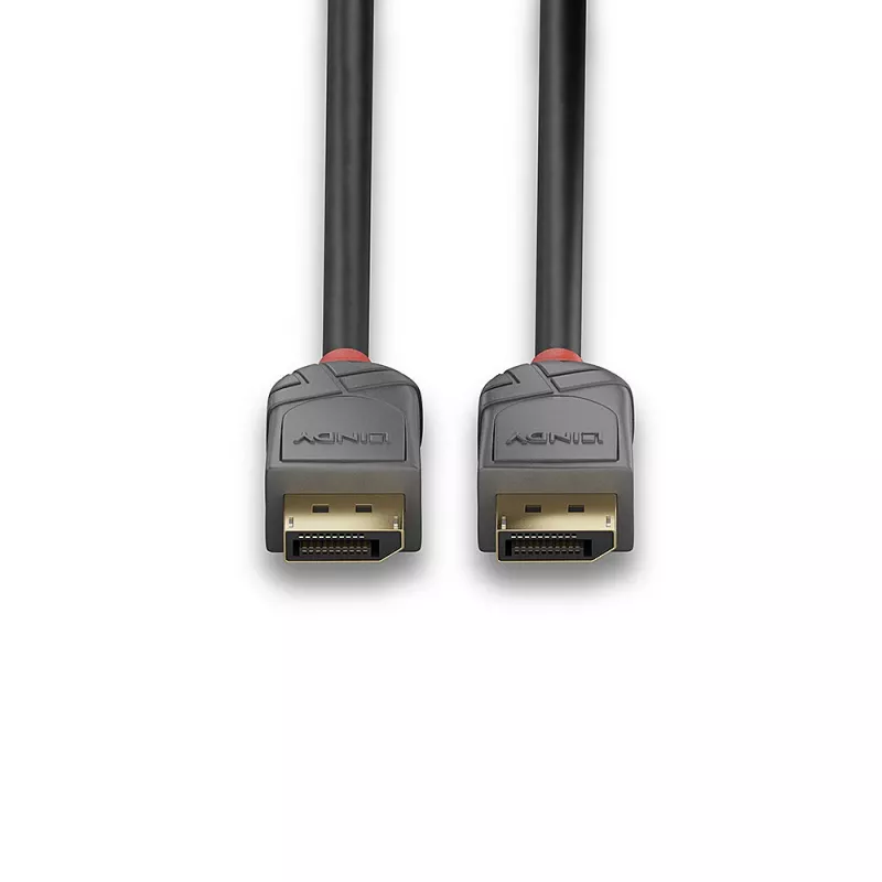 Lindy 5 m DisplayPort 1.4 -kaapeli, Anthra Line