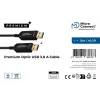 USB-kaapeli Microconnect USB3.0AA10BOP 10 m USB 3.2 Gen 1 musta
