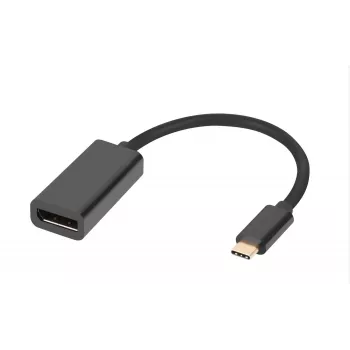 Microconnect MC-USBC-DPF1.2 videokaapeli-adapteri DisplayPort USB Type-C musta