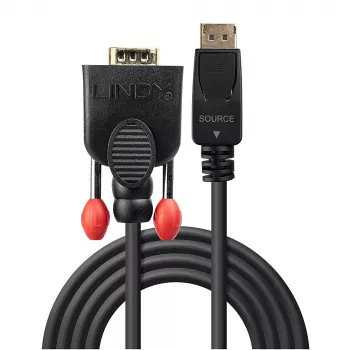 Lindy 0,5 m DisplayPort-VGA-kaapeli