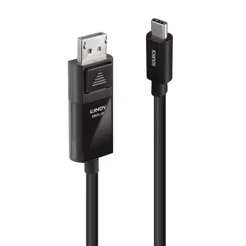 Lindy 1 m USB Type-C - DP 8K60 -adapterikaapeli