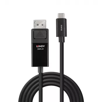 Lindy 1 m USB Type-C - DP 8K60 -adapterikaapeli