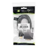 Techly videokaapeli HDMI - DVI-D uros/uros 1,8 m ICOC HDMI-D-018