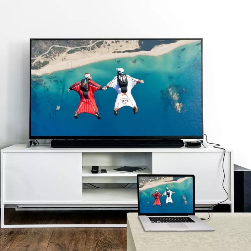 Techly videokaapeli HDMI - DVI-D uros/uros 1,8 m ICOC HDMI-D-018