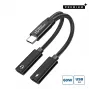 Microconnect MC-USBC-CFCF USB-kaapeli USB 2.0 0,13 m hopea