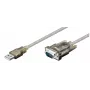 Microconnect 68875 sarjakaapeli läpinäkyvä 1,5 m USB Type-A VGA (D-Sub)