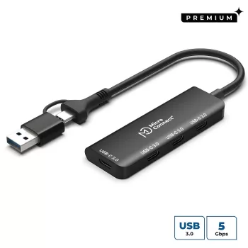 Microconnect UC0070-5G-USB-C-4IN1-C USB-keskitin