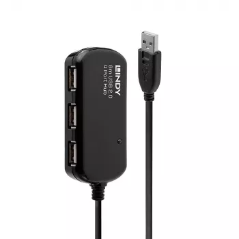 Lindy 8 m USB 2.0 Active Extension Pro -keskitin