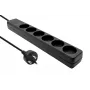 Microconnect MC-GRU0605DKB jakotukki 5 m 6 pistorasiaa sisäkäyttöön musta