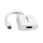 StarTech.com Mini DisplayPort - HDMI -adapteri - mDP - HDMI videomuunnin - 1080p - Mini DP tai Thunderbolt 1/2 Mac/PC - HDMI-näyttöön/näyttöön/TV:hen - passiivinen mDP 1.2 - HDMI -dongle - valkoinen