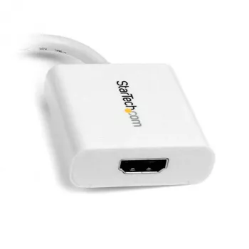 StarTech.com Mini DisplayPort - HDMI -adapteri - mDP - HDMI videomuunnin - 1080p - Mini DP tai Thunderbolt 1/2 Mac/PC - HDMI-näyttöön/näyttöön/TV:hen - passiivinen mDP 1.2 - HDMI -dongle - valkoinen
