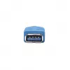Manhattan USB-A - USB-A -jatkokaapeli 2 m uros-naaras sininen