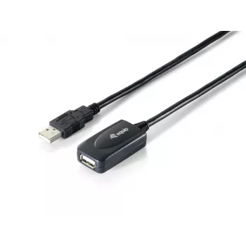 Equip USB 2.0 tyyppi A aktiivinen jatkokaapeli uros-naaras, 5 m