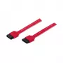 Manhattan SATA-datakaapeli, 7-pin, 50 cm, uros-uros, 6 Gbit/s, punainen, elinikäinen takuu