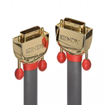 Lindy 15 m DVI-D Dual Link -kaapeli, Gold Line