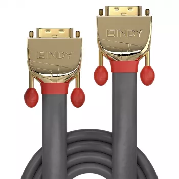 Lindy 15 m DVI-D Dual Link -kaapeli, Gold Line