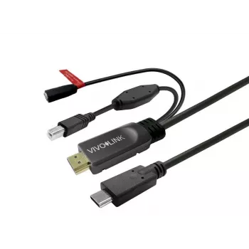USB-kaapeli Vivolink PROUSBCHDMIUSBB5-CHARGE 5 m pikalaadinta