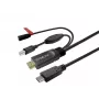 USB-kaapeli Vivolink PROUSBCHDMIUSBB5-CHARGE 5 m pikalaadinta
