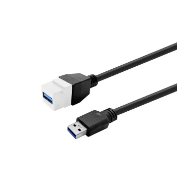 VivoLink USB 3.0 Type-A - Type-A -jatkokaapeli PROKEYUSB3AFM3W 3 m valkoinen