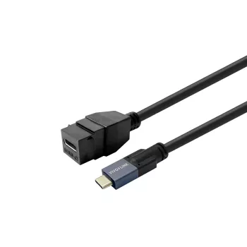 USB-C-naaras-adapterikaapeli VivoLink PROKEYUSBCFM0.5B — VivoLink USB-C-naarasliitin, 0,5 m