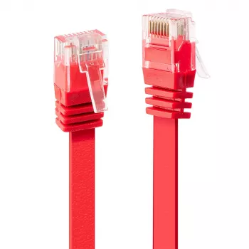 Lindy 47513 verkkokaapeli punainen 3 m Cat6 U/UTP (UTP)