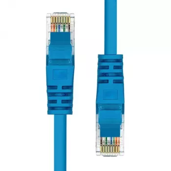Verkkokaapeli ProXtend CAT5e U/UTP CCA PVC sininen 0,5 m