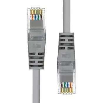 Verkkokaapeli ProXtend CAT5e U/UTP CCA PVC harmaa 0,25 m