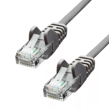 Verkkokaapeli ProXtend CAT5e U/UTP CCA PVC harmaa 0,25 m