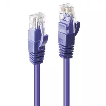 Verkkokaapeli Lindy 0,3 m RJ-45 Cat6 U/UTP violetti