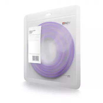 Verkkokaapeli Lindy 0,3 m RJ-45 Cat6 U/UTP violetti