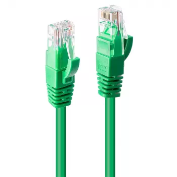 Verkkokaapeli Lindy 2 m Cat.6 RJ-45 U/UTP vihreä