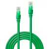 Verkkokaapeli Lindy 2 m Cat.6 RJ-45 U/UTP vihreä