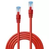 Lindy 47161 verkkokaapeli punainen 0,5 m Cat6a S/FTP (S-STP)