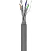 Verkkokaapeli Goobay CAT 6 U/UTP harmaa 100 m