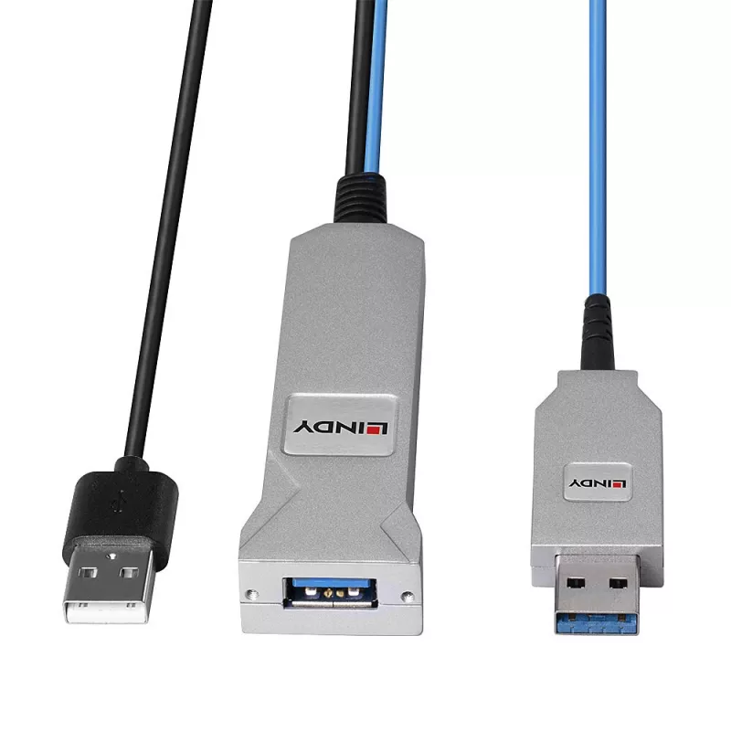 Lindy 30 m kuitu-USB-3.0-kaapeli