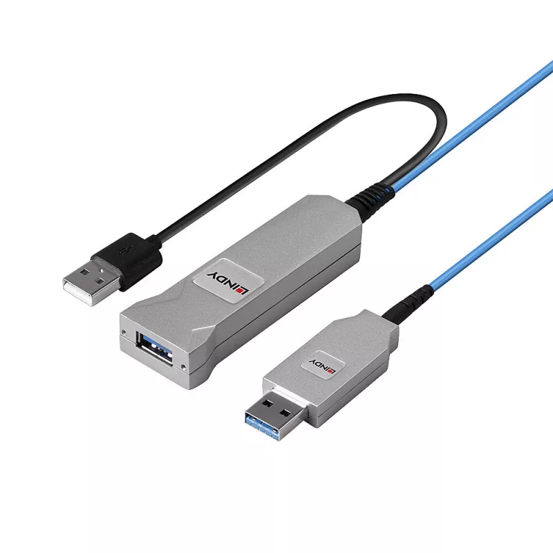 Lindy 30 m kuitu-USB-3.0-kaapeli