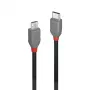 Lindy 0,5 m USB 2.0 Type-C - Micro-B -kaapeli, Anthra Line