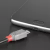Lindy 0,5 m USB 2.0 Type-C - Micro-B -kaapeli, Anthra Line