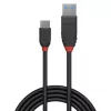 Lindy 36914 USB-kaapeli USB 3.2 Gen 1 (3.1 Gen 1) 0,15 m USB C USB A musta