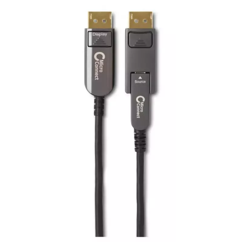 Microconnect DP-MMG-5000MBV1.4OP DisplayPort-kaapeli 50 m musta